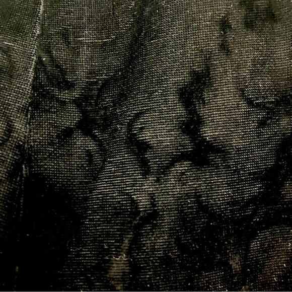 CHRISTIAN DIOR Y2K 80’s High Waisted Velvet Pants in Black - Size 8 - Picture 10 of 15